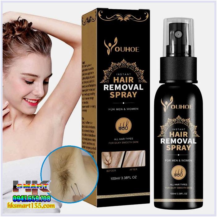 Tinh Chất Xịt Tẩy Lông Toàn Thân OUHOE 100ml