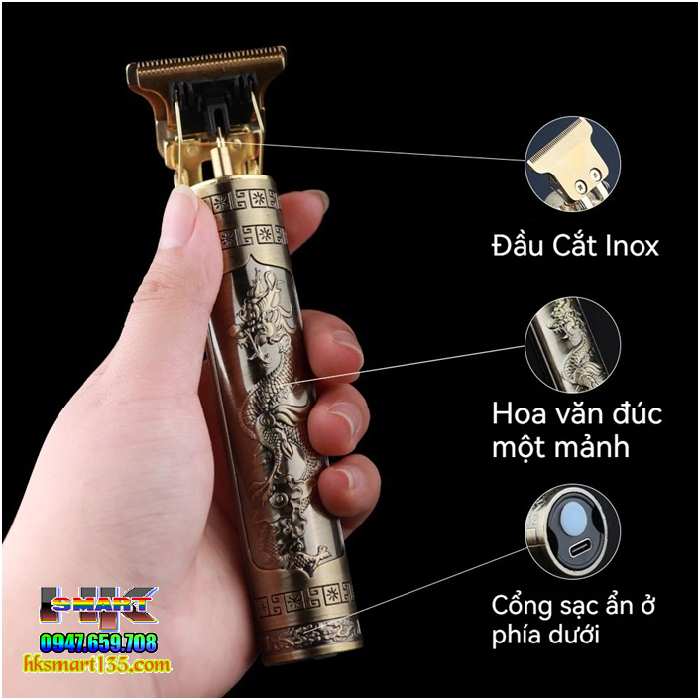 Tông đơ lưỡi chữ T cắt tóc cạo râu đa chức năng