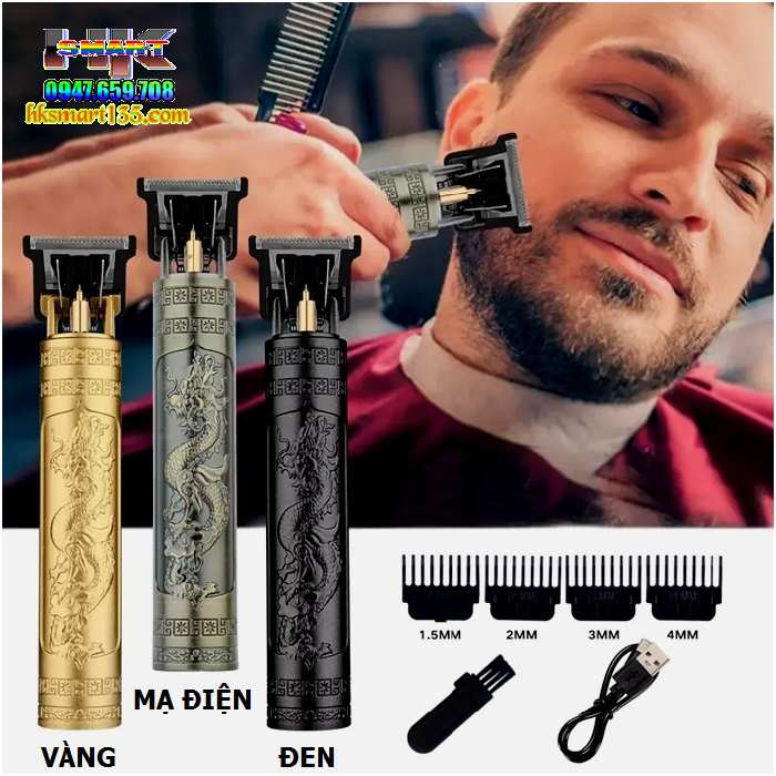 Tông đơ lưỡi chữ T cắt tóc cạo râu đa chức năng