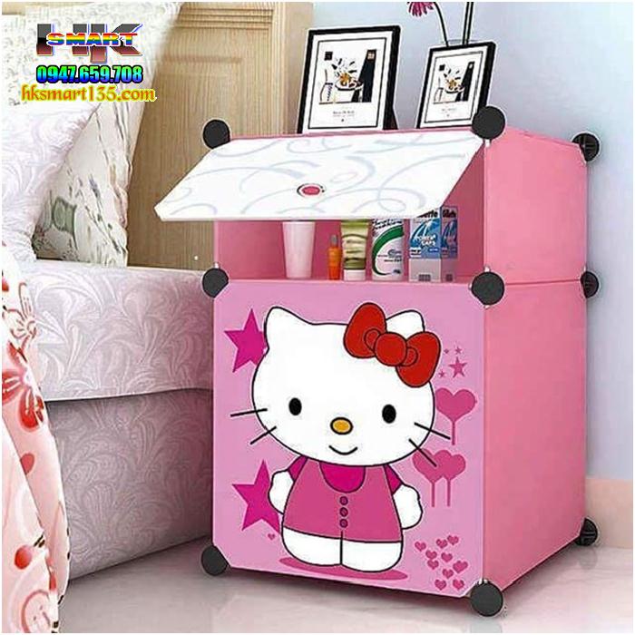 Tủ nhựa lắp ghép 2 tầng thông minh