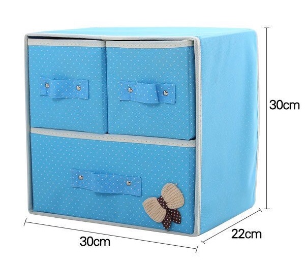 Tủ vải 2 tầng 3 ngăn tiện dụng