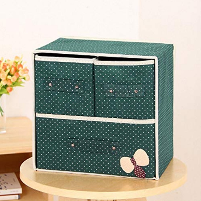 Tủ vải 2 tầng 3 ngăn tiện dụng