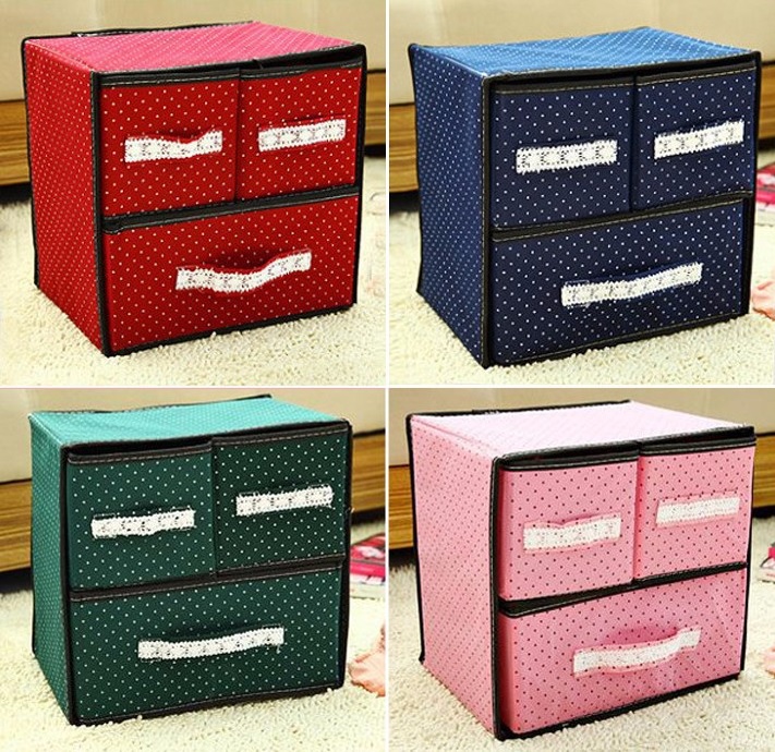 Tủ vải 2 tầng 3 ngăn tiện dụng