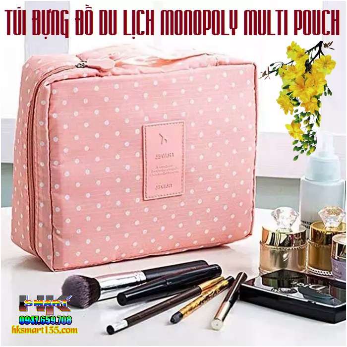 Túi đựng mỹ phẩm du lịch nhiều ngăn Monopoly Multi Pouch