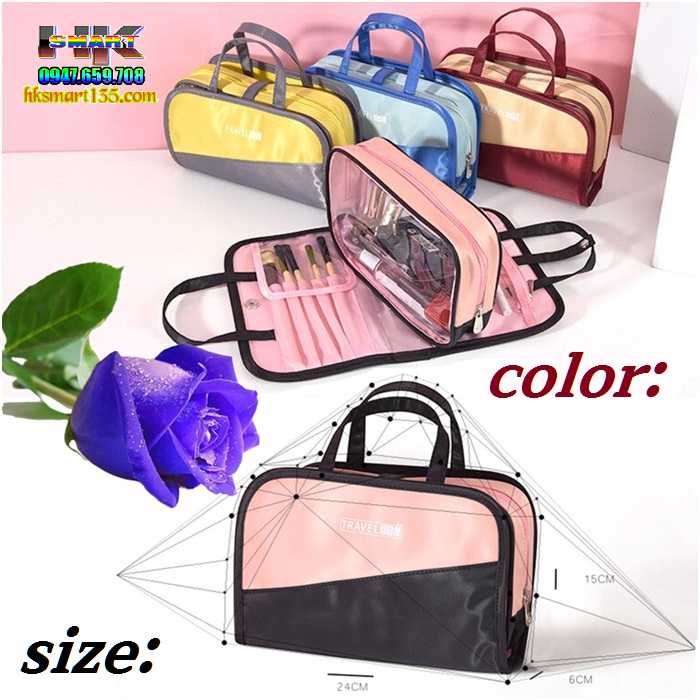Túi đựng mỹ phẩm du lịch nhiều ngăn