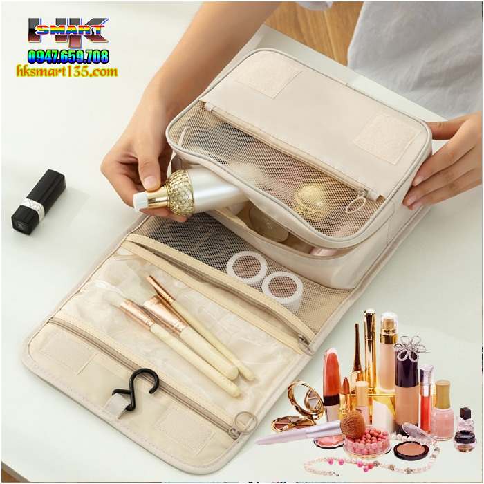 Túi đựng mỹ phẩm du lịch nhiều ngăn