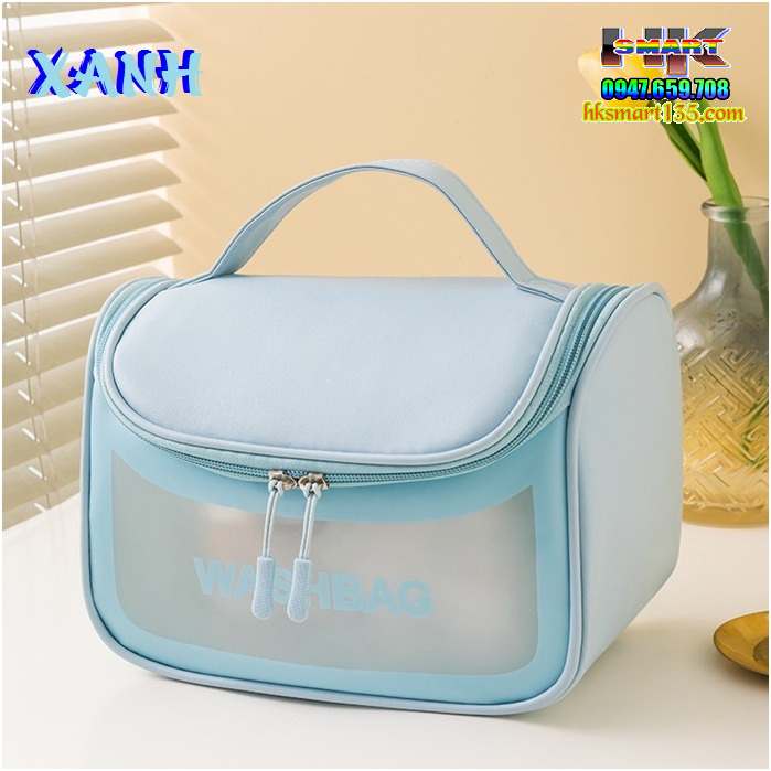 Túi đựng mỹ phẩm WashBag trong suốt chống thấm