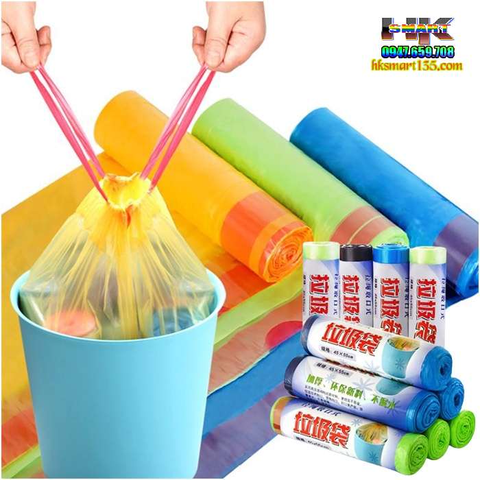Túi đựng rác có dây rút tiện dụng