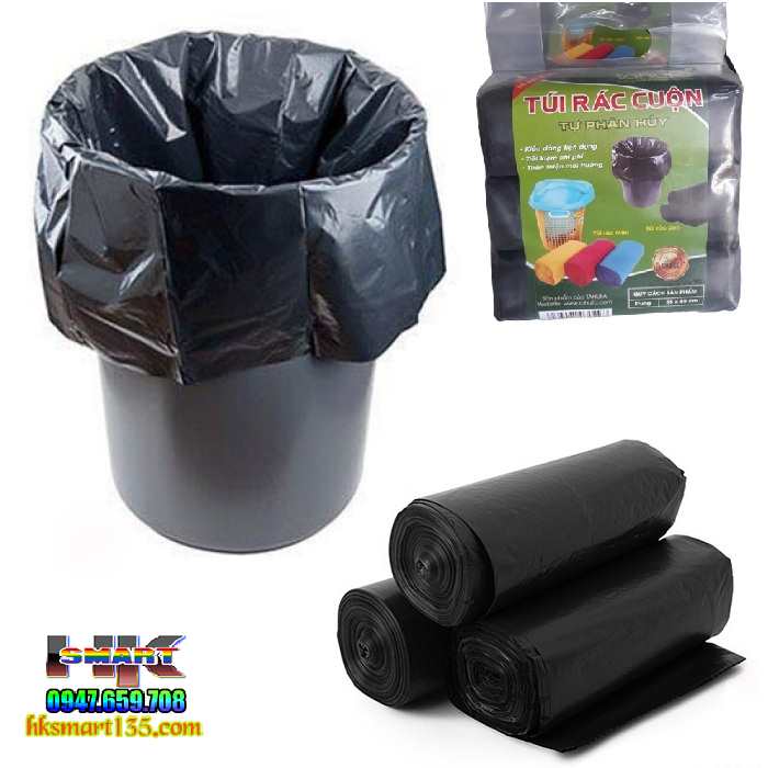 Túi rác cuộn tự phân hủy sinh học