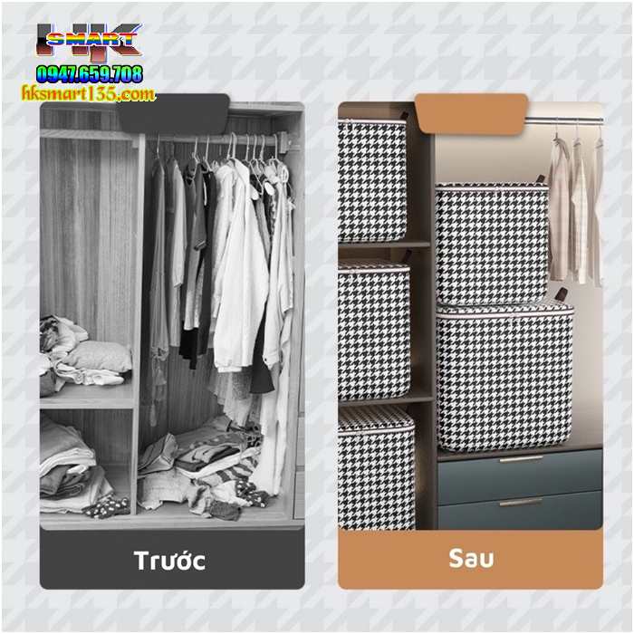 Túi đựng chăn màn, quần áo dung tích lớn