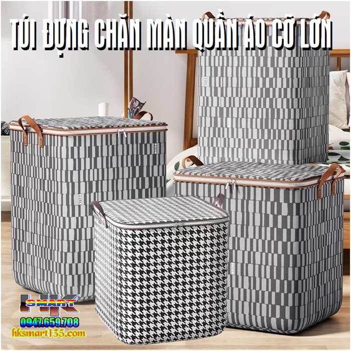 Túi đựng chăn màn, quần áo dung tích lớn