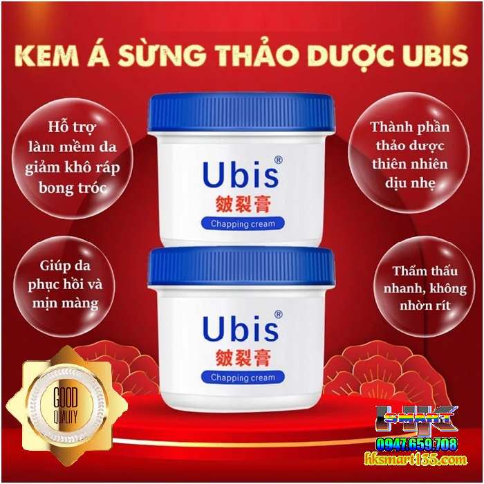Ubis- Kem Đặc Hiệu Nấm Ngứa Đông Y Thảo Dược Nội Địa Trung