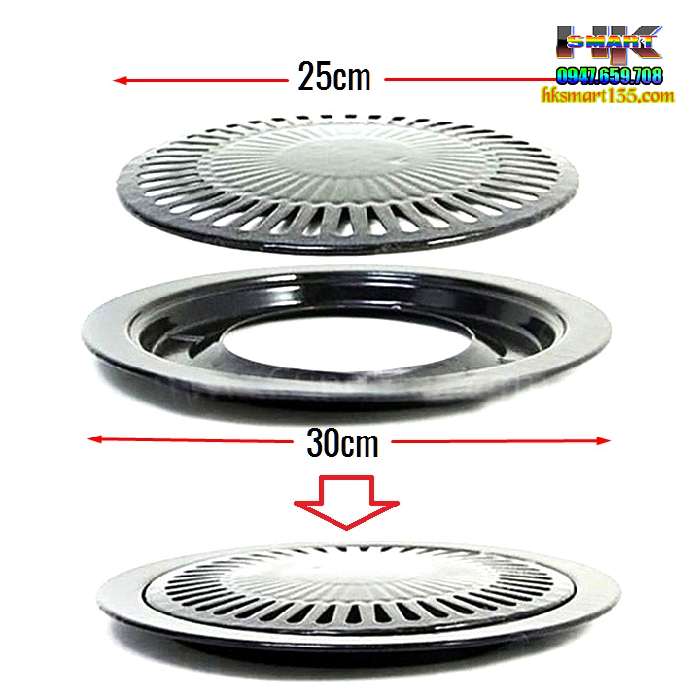 Vỉ nướng inox dùng cho bếp gas, điện, hồng ngoại