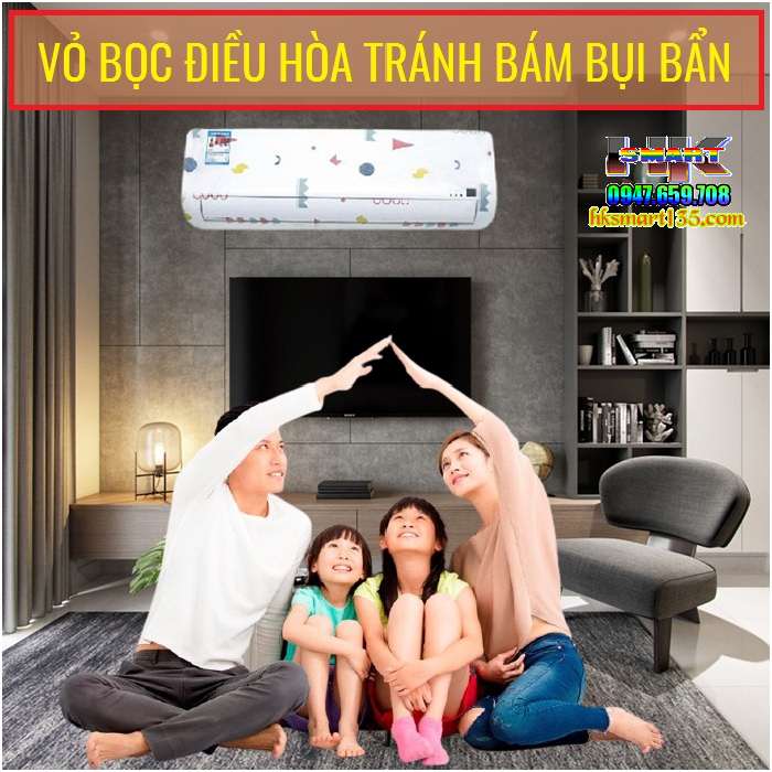 Vỏ bọc điều hòa chống bám bụi bẩn