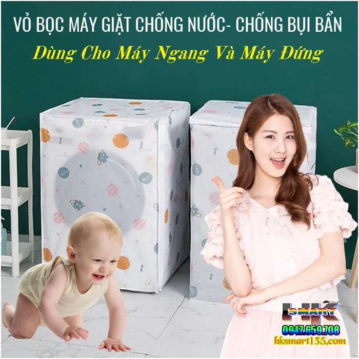 Vỏ bọc bảo vệ máy giặt chống bụi- chống nước