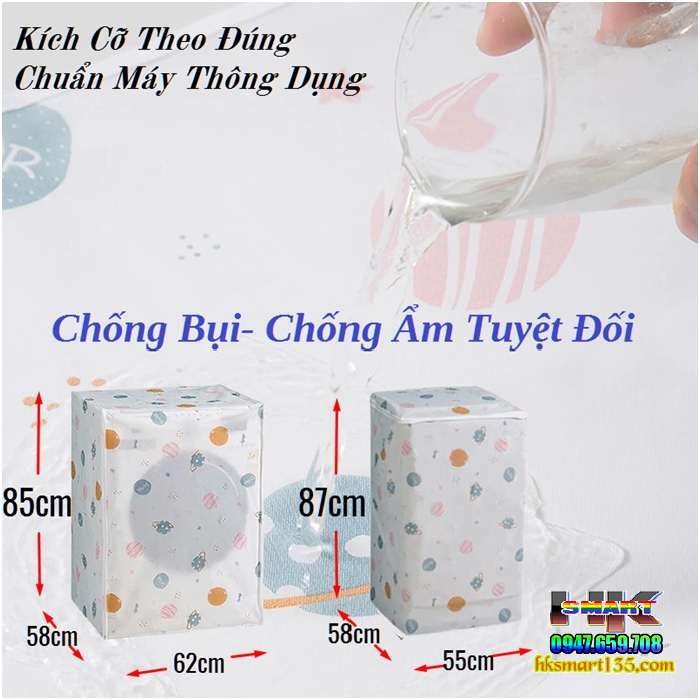 Vỏ bọc bảo vệ máy giặt chống bụi- chống nước