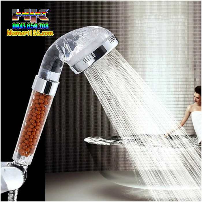 Vòi hoa sen tăng áp có lọc nước nano