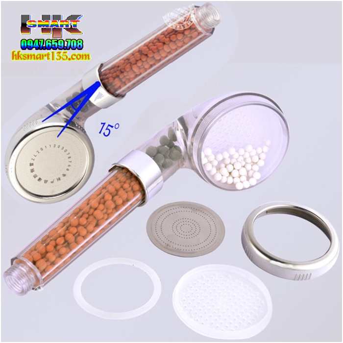 Vòi hoa sen tăng áp có lọc nước nano