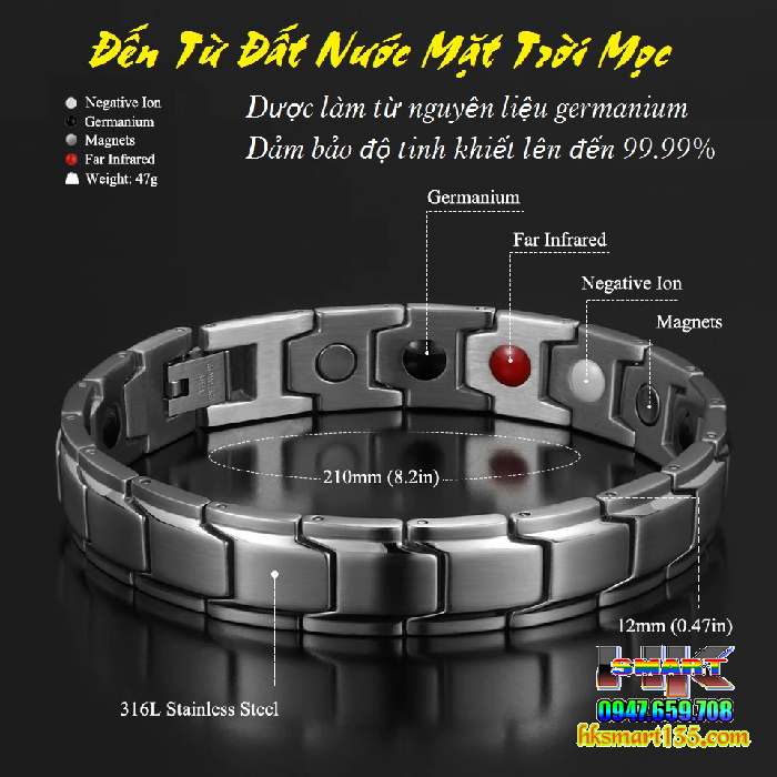 Vòng đeo tay điều hòa huyết áp