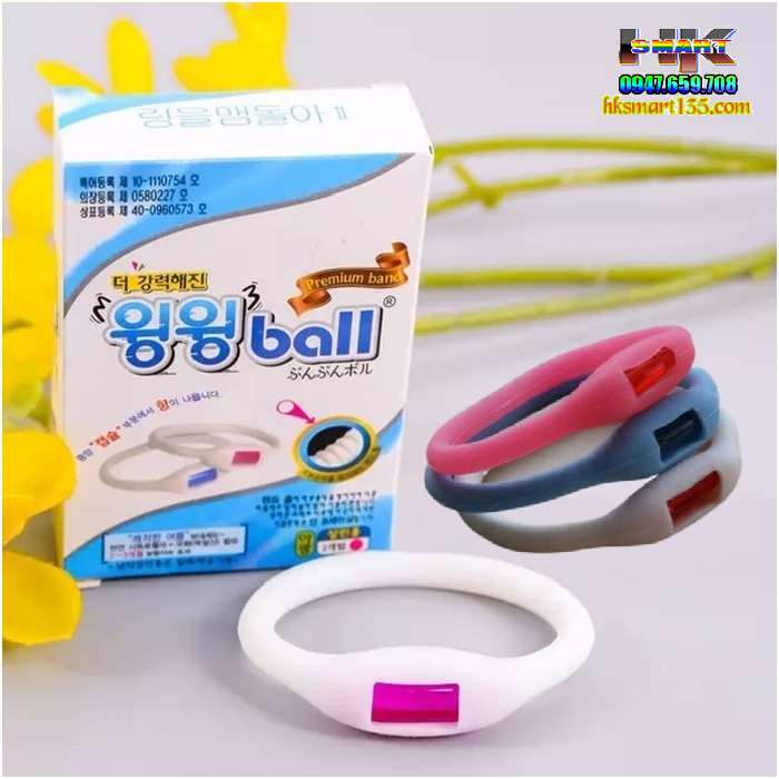 Vòng tay đuổi muỗi tinh dầu Mosball