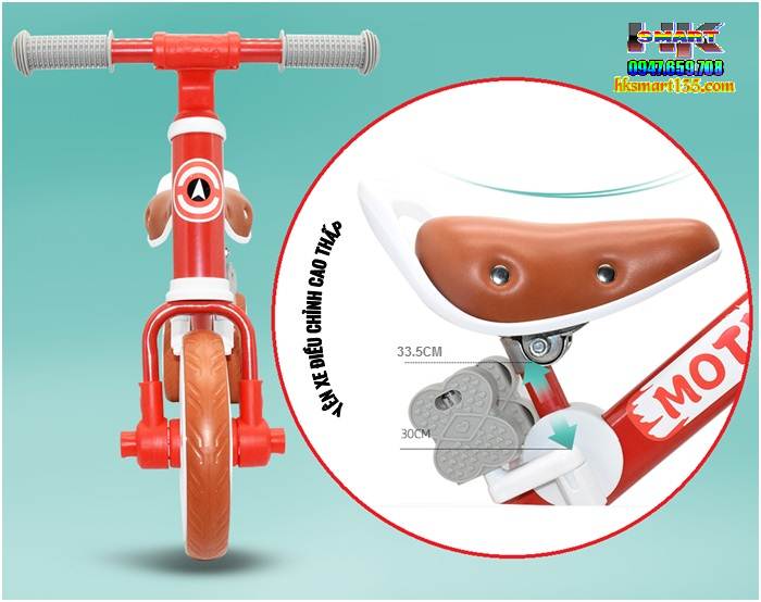 Xe Chòi chân 3 bánh kiêm xe đạp Motion