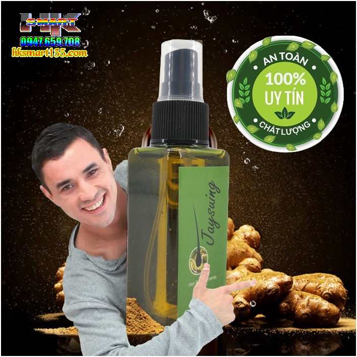 Xịt Dưỡng Kích Thích Mọc Tóc Jaysuing 120ml Tinh Chất Gừng