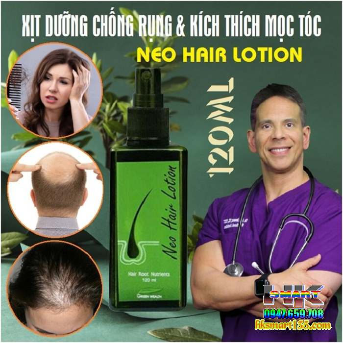  Thuốc xịt mọc tóc Neo Hair Lotion 120ml