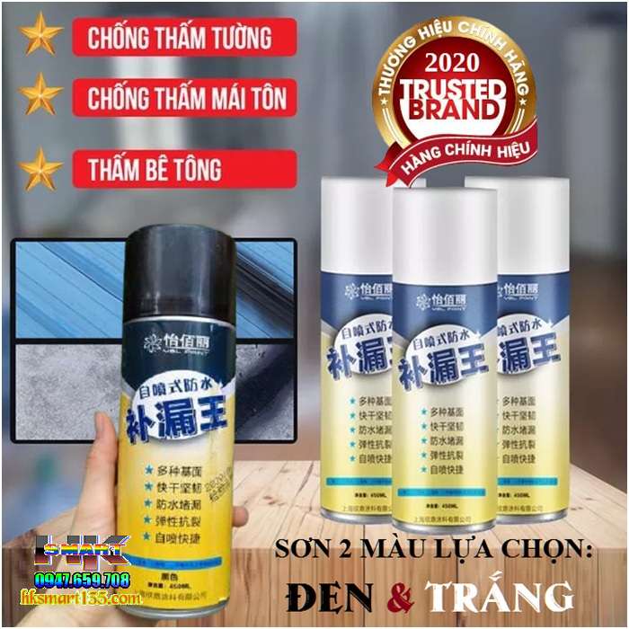 Bình sơn xịt nano chống thấm dột Water Froof Spray 450ml
