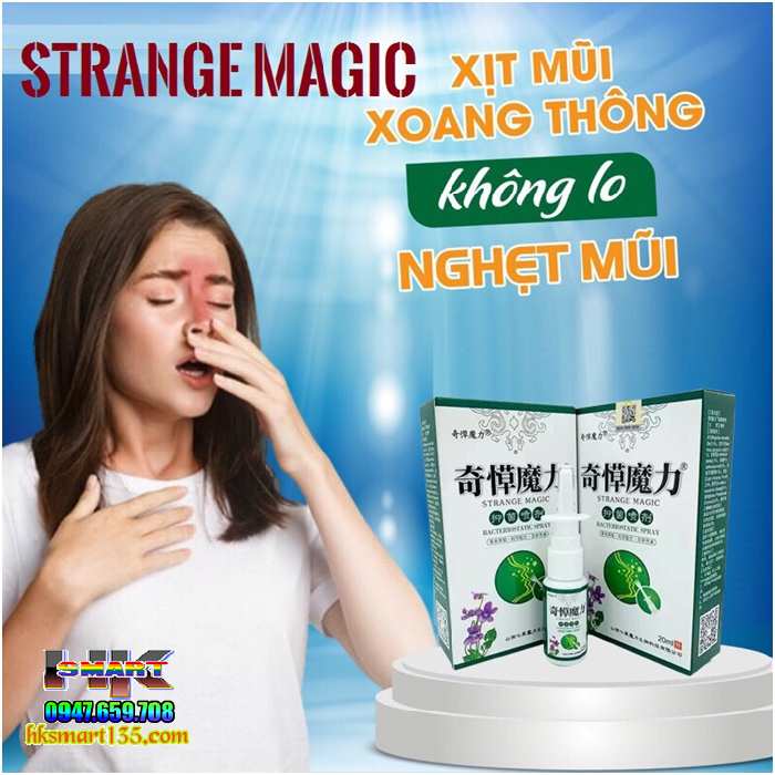 Xịt Xoang Mũi Strange Magic Hỗ Trợ Giảm Các Bệnh Lý Hô Hấp
