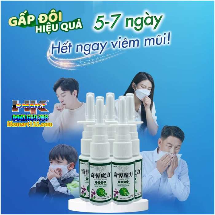 Xịt Xoang Mũi Strange Magic Hỗ Trợ Giảm Các Bệnh Lý Hô Hấp