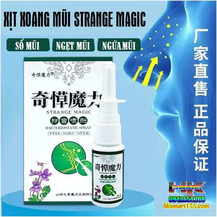 Xịt Xoang Mũi Strange Magic Hỗ Trợ Giảm Các Bệnh Lý Hô Hấp