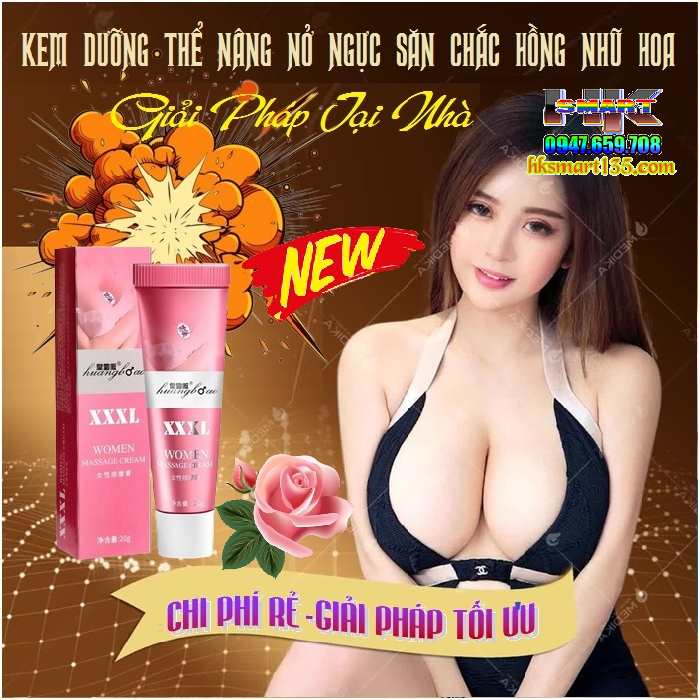 XXXL- Kem Dưỡng Thể Nâng Nở Ngực Săn Chắc Hồng Nhũ Hoa Nâng Cao Độ Săn Chắc Tăng Vòng 1 Hiệu Quả