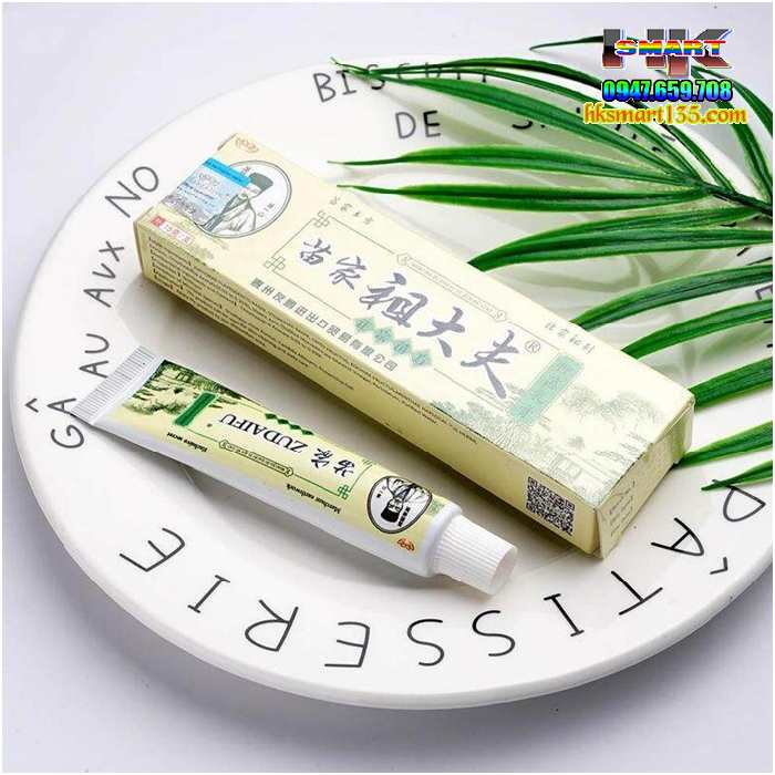 ZUDAIFU 15GR- Kem bôi đặc trị nấm ngứa, nứt nẻ, nấm móng tay chân