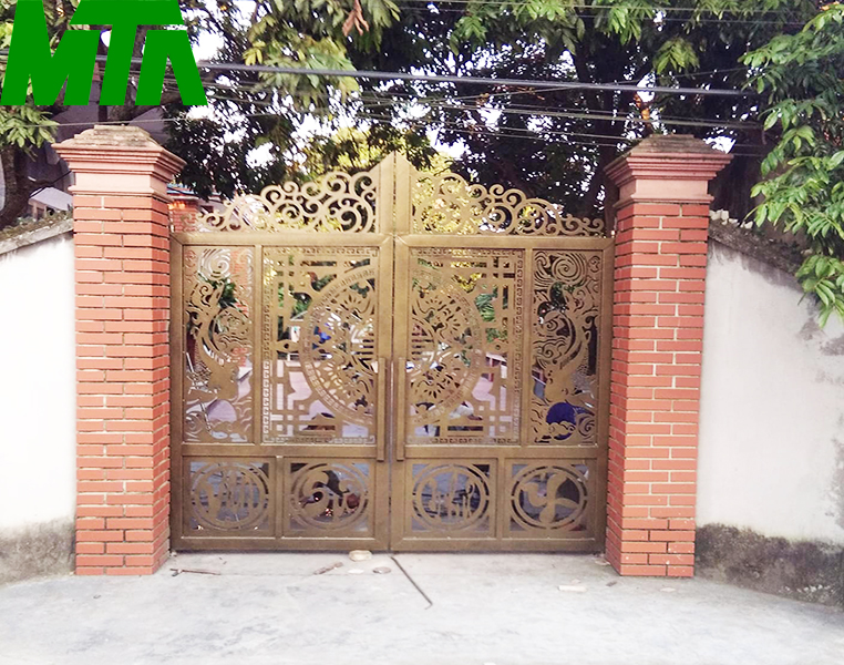 mẫu cổng hai cánh đẹp