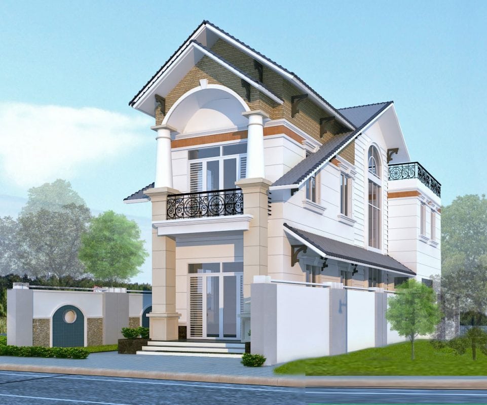 Nhà 2 tấng vuống 600 triệu
