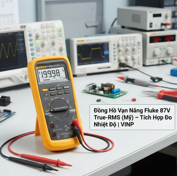 Đồng Hồ Vạn Năng Fluke 87V True-RMS (Mỹ) – Tích Hợp Đo Nhiệt Độ | VINP