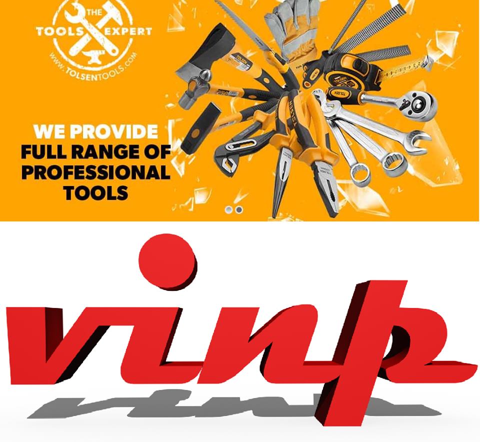 Từ ngày 18/7/2019 VINP Co.,Ltd chính thức là đại lý phân phối dụng cụ Tolsen tại việt nam