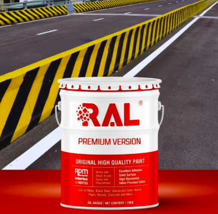 Review sơn bó vỉa Alkyd Raside Rapid C15 RAL nhanh khô chính hãng | VINP