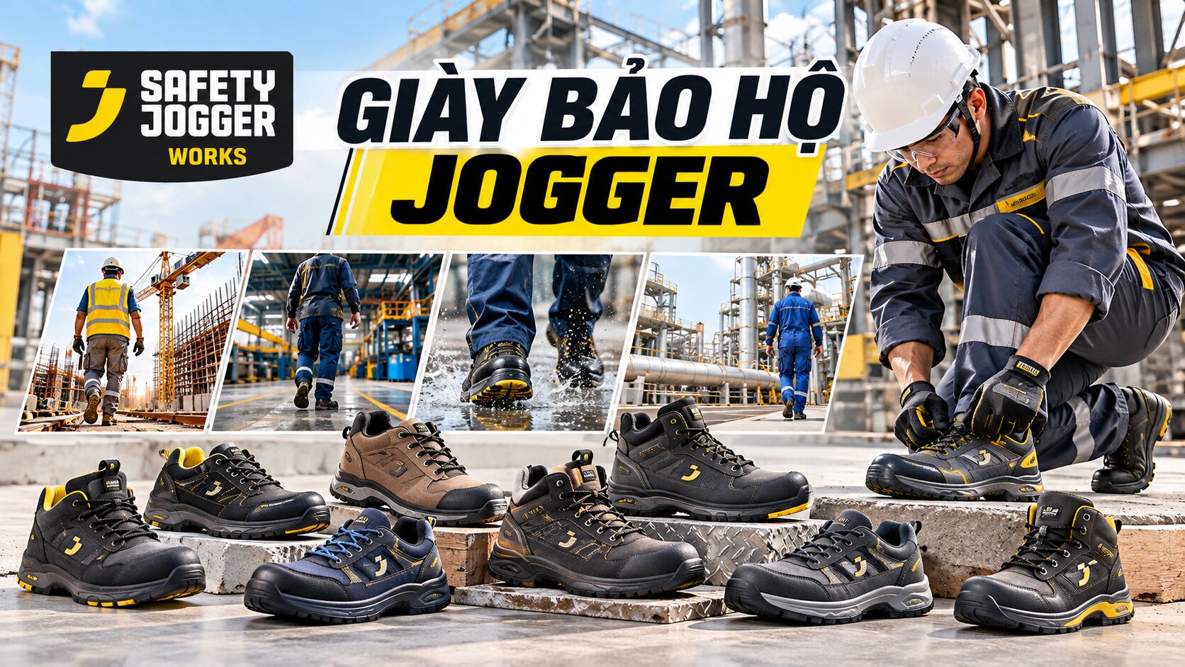 Giày bảo hộ Jogger có những loại nào? Cách đọc thông số trước khi mua