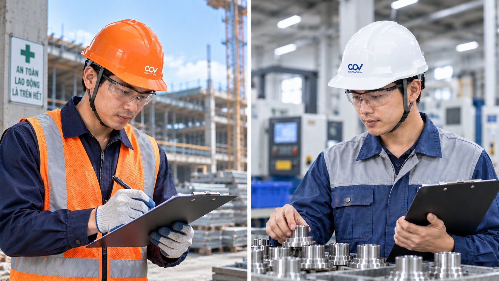 Mũ bảo hộ COV: Cách chọn theo công việc, độ vừa và yêu cầu kỹ thuật