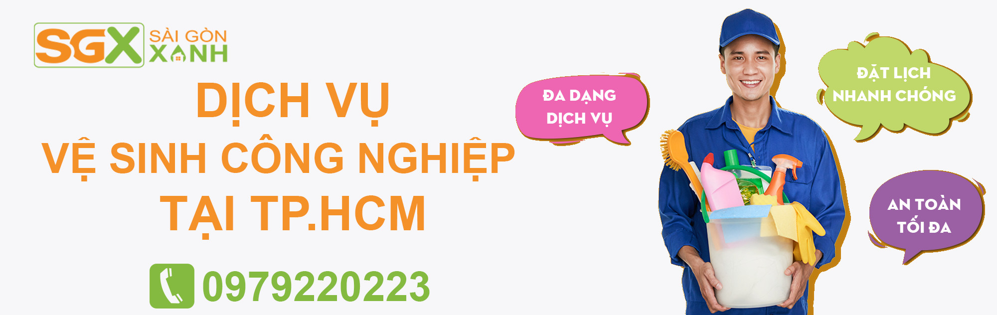 Chúng tôi: công ty cung cấp dịch vụ dọn vệ sinh uy tín – chất lượng Tp.HCM