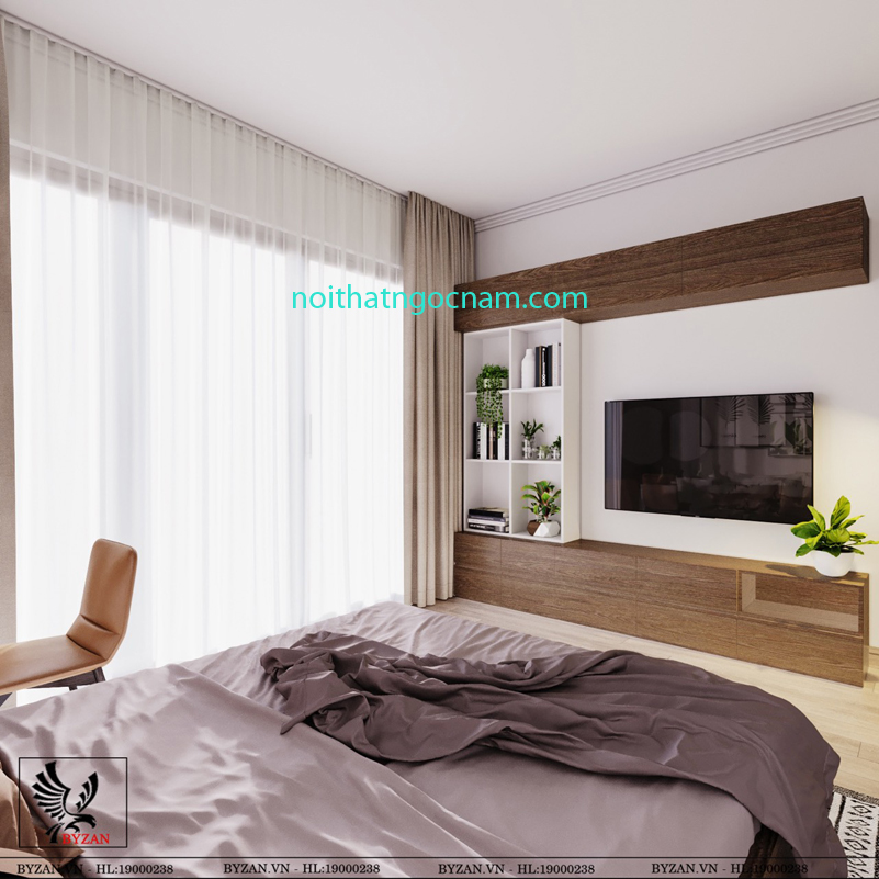nội thất phòng ngủ gỗ công nghiệp ở bắc ninh