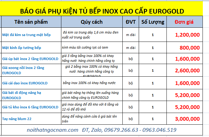 Phụ kiện tủ bếp