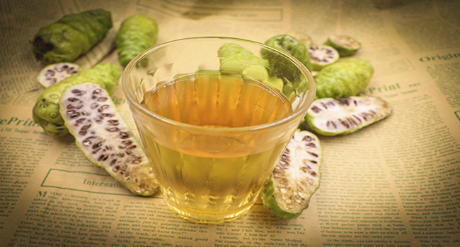 trái nhàu ngâm đường phèn