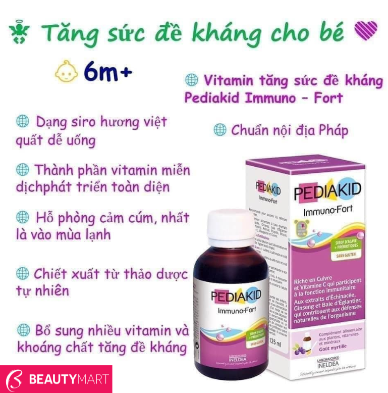 PEDIAKID IMMUNO-FORT 125 ml