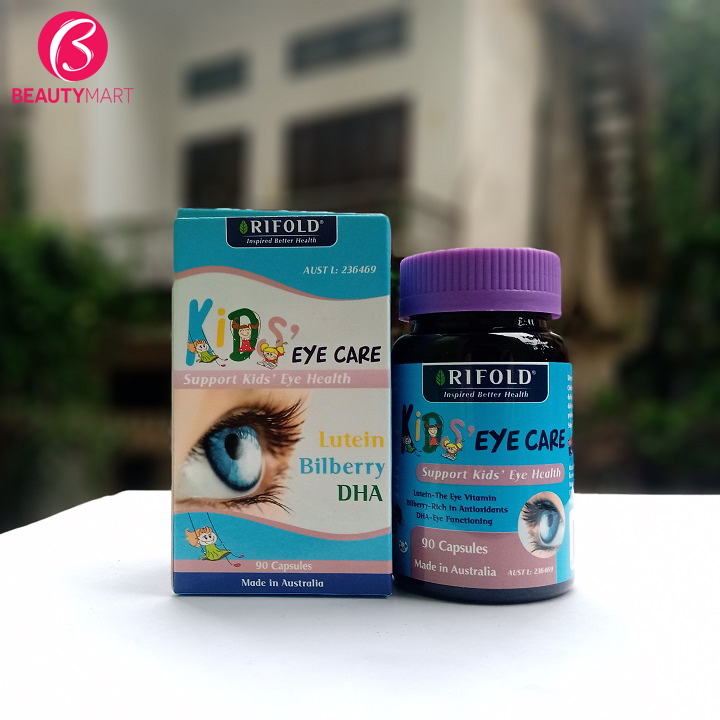 Viên Uống Hỗ Trợ Mắt Rifold Kid Eye Care Cho Trẻ Từ 4 - 15 tuổi, 90 viên