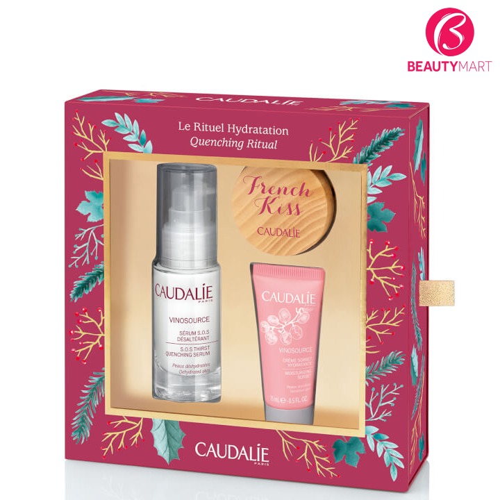 Bộ Sản Phẩm Dưỡng ẩm, Cấp Nước Serum SOS Caudalie