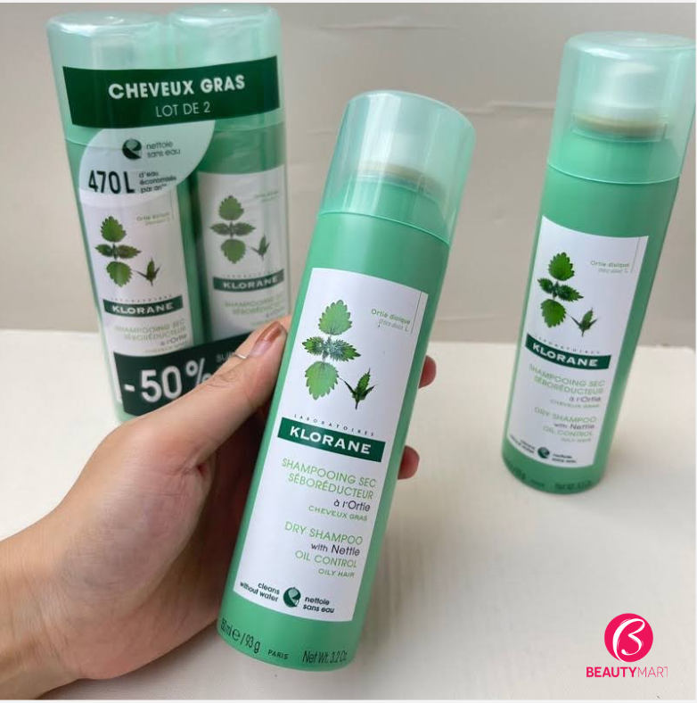 Dầu Gội Khô Klorane Dry Shampoo 150ml