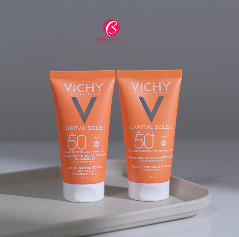 Kem Chống Nắng Vichy SPF 50 Ideal Soleil review