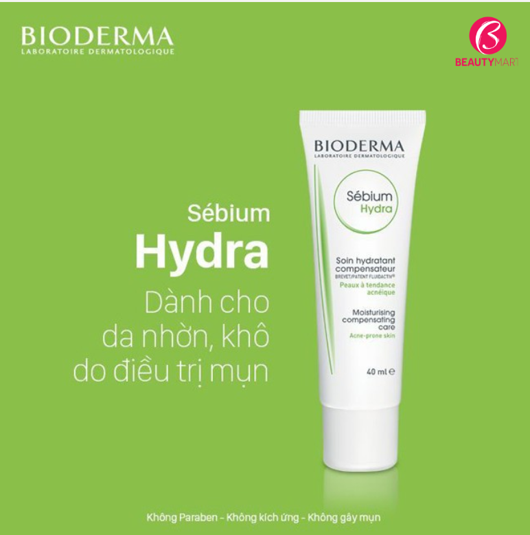 Kem Dưỡng ẩm Bioderma Sebium Hydra 40ml